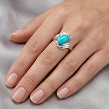 Afbeelding in Gallery-weergave laden, Neon Paraiba Gekleurde Steen Ring 2 karaat F/VS1 – 14 Karaat
