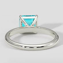 Afbeelding in Gallery-weergave laden, Neonblauwe Paraiba Solitaire Ring
