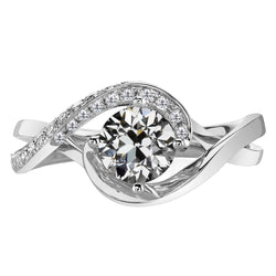 Diamant Verlovingsring 2 karaat – 14 Karaat Witgoud