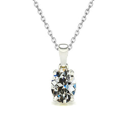 Fijne Diamant Hanger 1,50 karaat – 14 Karaat Witgoud