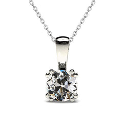 Diamant Hanger 1 karaat – 14 Karaat Witgoud