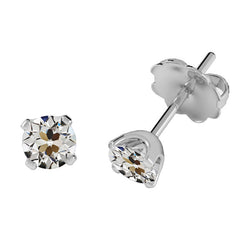 High-end Oorstekers met Old Mine Slijpvorm Fijne Diamant – 1,50