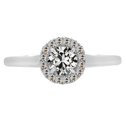 Ambachtelijk Diamant Halo Verlovingsring 2,50 karaat