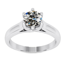 Diamant Solitaire Ring 2 karaat – 14 Karaat Witgoud