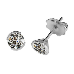 Premium Oorbellen met Bezel Gezet Briljant – 1,50 karaat