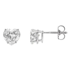 Fijne Diamant Oorstekers 5 karaat – 14K Witgoud