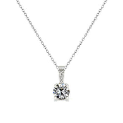 Op maat gemaakt Hanger Halsketting – Diamant 1 karaat |