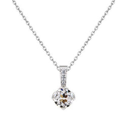 Fijne Diamant Druppel Hanger 1 karaat – 14K Witgoud