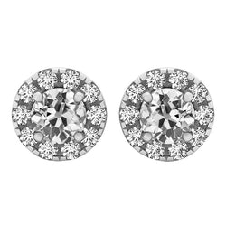 Briljant Diamant Oorbellen 5,50 karaat – 14 Karaat Witgoud
