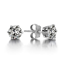 Handgemaakt Fijne Diamant Oorstekers 1 karaat – 14 Karaat