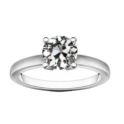 Briljant Antiek Cushion Solitaire Verlovingsring 2 karaat – 14K