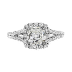 Natuurlijke Diamanten Ring 4.50ct - Witgoud 14K