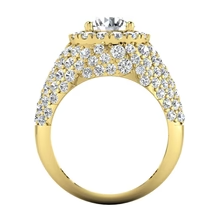 Afbeelding in Gallery-weergave laden, Oude Mijne Geslepen Echt Diamanten Cluster Ring Goud 6.50 Karaat Damessieraden
