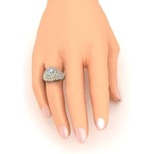 Afbeelding in Gallery-weergave laden, Oude Mijne Geslepen Echt Diamanten Cluster Ring Goud 6.50 Karaat Damessieraden
