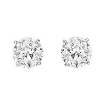 Oude Mijnwerker Echt Diamanten Oorbel 1,60 Ct. Wit Goud 14K