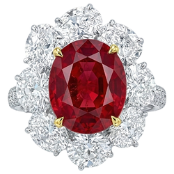 Echte Robijn Ring 4.50 Karaat