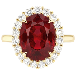 Echte Robijn Ring 5.35 Karaat