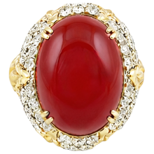 Afbeelding in Gallery-weergave laden, echte round diamant 11.20karaat ring zijaanzicht
