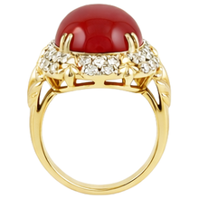 Afbeelding in Gallery-weergave laden, echte round diamant 11.20karaat ring op wit
