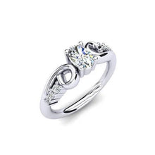 Afbeelding in Gallery-weergave laden, echte round diamant 1.50karaat ring vooraanzicht
