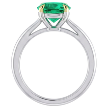 Afbeelding in Gallery-weergave laden, Stralend Gekleurde Steen Ring 3,50 karaat – achteraanzicht
