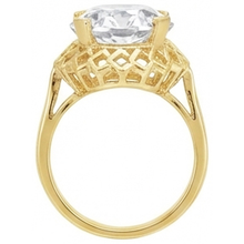 Afbeelding in Gallery-weergave laden, Stralend Solitaire Verlovingsring 5 karaat – hoekaanzicht
