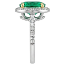 Afbeelding in Gallery-weergave laden, Elegant Edelsteen Ring 3,50 karaat – profielaanzicht
