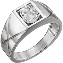 Luxe Diamant Solitaire Ring – 3 karaat 14K Witgoud