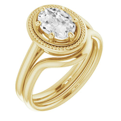 Verlovingsring 14K Geelgoud met Diamant – 3 karaat