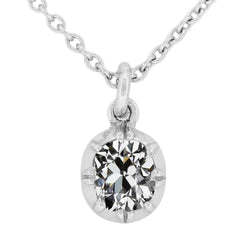 Luxe Fijne Diamant Druppel Hanger – 2 karaat 14K Witgoud