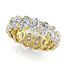 Afbeelding in Gallery-weergave laden, Diamant Eternity Band – zijaanzicht
