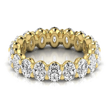 Afbeelding in Gallery-weergave laden, Eternity Band 14 Karaat Geelgoud met Diamant – vooraanzicht
