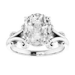 Op maat gemaakt Fijne Diamant Solitaire Ring 5 karaat – 14K