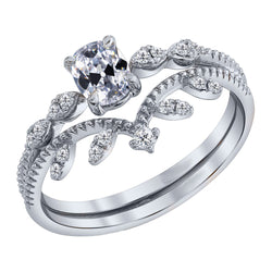 Briljant Verjaardagsring Aanzoek Ring 2 karaat in 14K Witgoud