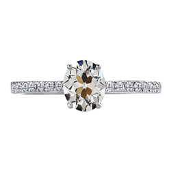 Premium Diamant Solitaire Ring met Accenten 3 karaat – 14 Karaat