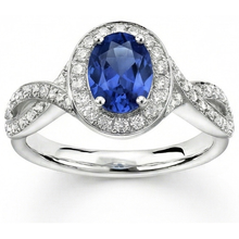Afbeelding in Gallery-weergave laden, echte round diamant 1.55karaat ring zijaanzicht
