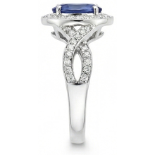 Afbeelding in Gallery-weergave laden, echte round diamant 1.55karaat ring profielweergave
