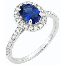 Afbeelding in Gallery-weergave laden, echte round diamant 4karaat ring zijaanzicht
