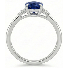 Afbeelding in Gallery-weergave laden, echte round diamant 3karaat ring close-up detail
