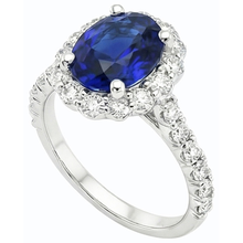 Afbeelding in Gallery-weergave laden, echte round diamant 6karaat ring bovenaanzicht
