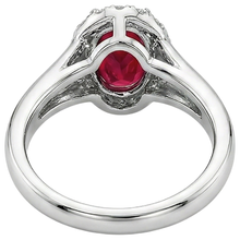 Afbeelding in Gallery-weergave laden, echte round diamant 1.20karaat ring op wit
