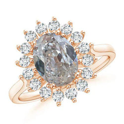 Natuurlijke Diamanten Ring 4.50ct - Roségoud 14K