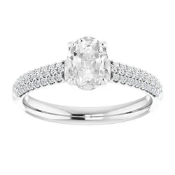 Natuurlijke Diamanten Ring 6ct - Witgoud 14K