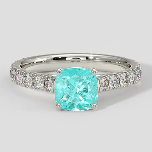Paraiba Ring Ronde Slijpvorm 1,75 Karaat