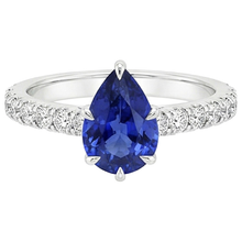 Afbeelding in Gallery-weergave laden, echte round diamant 5.50karaat ring profielweergave
