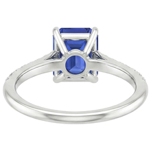 Afbeelding in Gallery-weergave laden, echte round diamant 3.50karaat ring zijaanzicht
