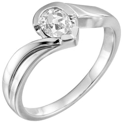 Met de hand vervaardigd Briljant Solitaire Ring 2 karaat