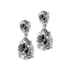 Handgemaakte Fijne Diamant Oorhangers 2 karaat | HarryChadEnt