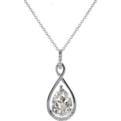 Briljant Hanger Halsketting – 14K Witgoud 1,50 karaat