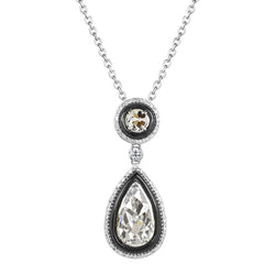 Diamant Hanger 2 karaat F/VS1 – Tweekleurig 14K Goud